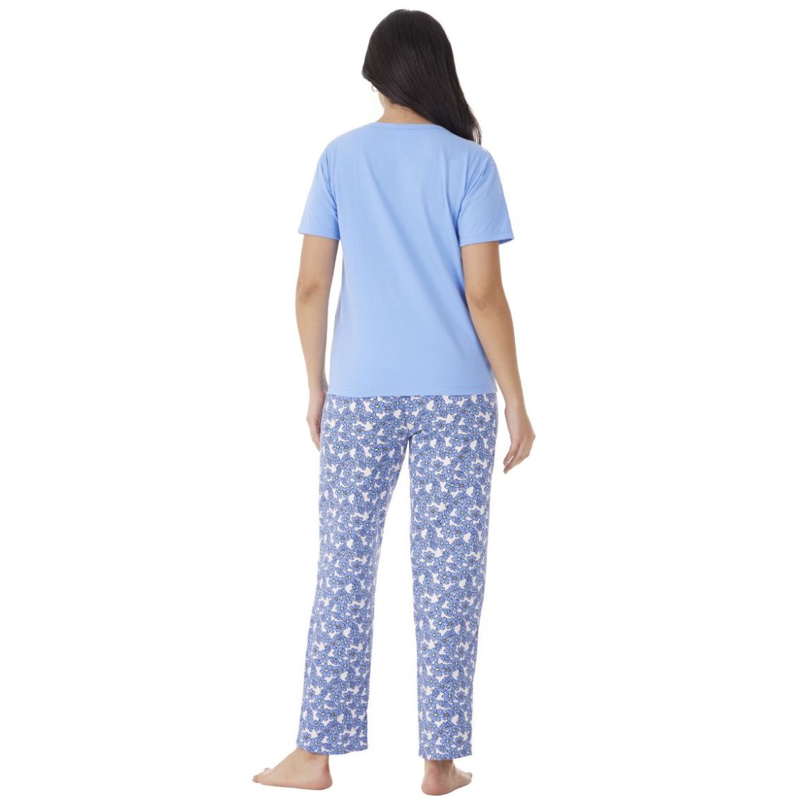 Pijama Manga Corta Y Pantalón de Algodón Tops & Bottoms para Mujer