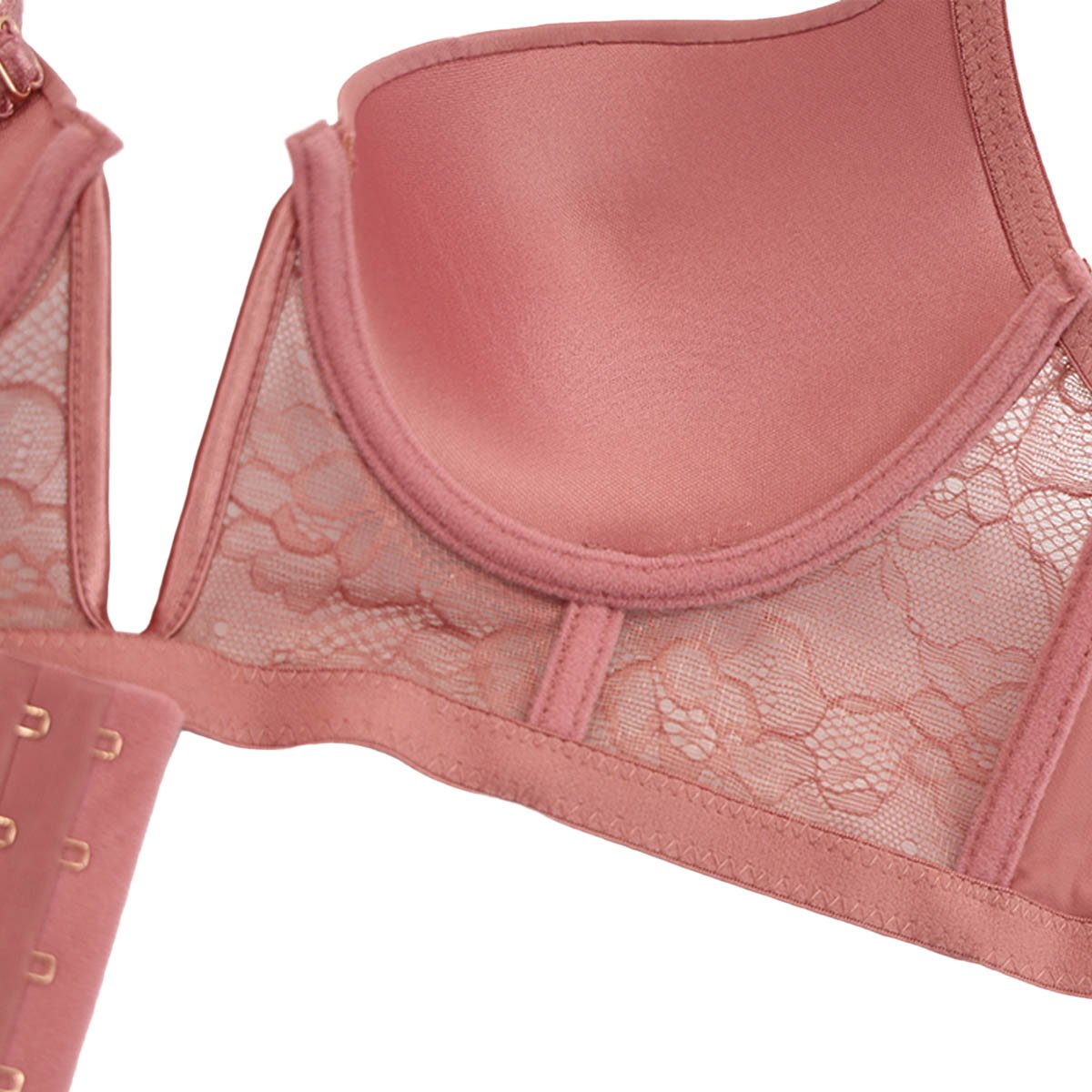 Brasier con Varilla y Escote en V Couture