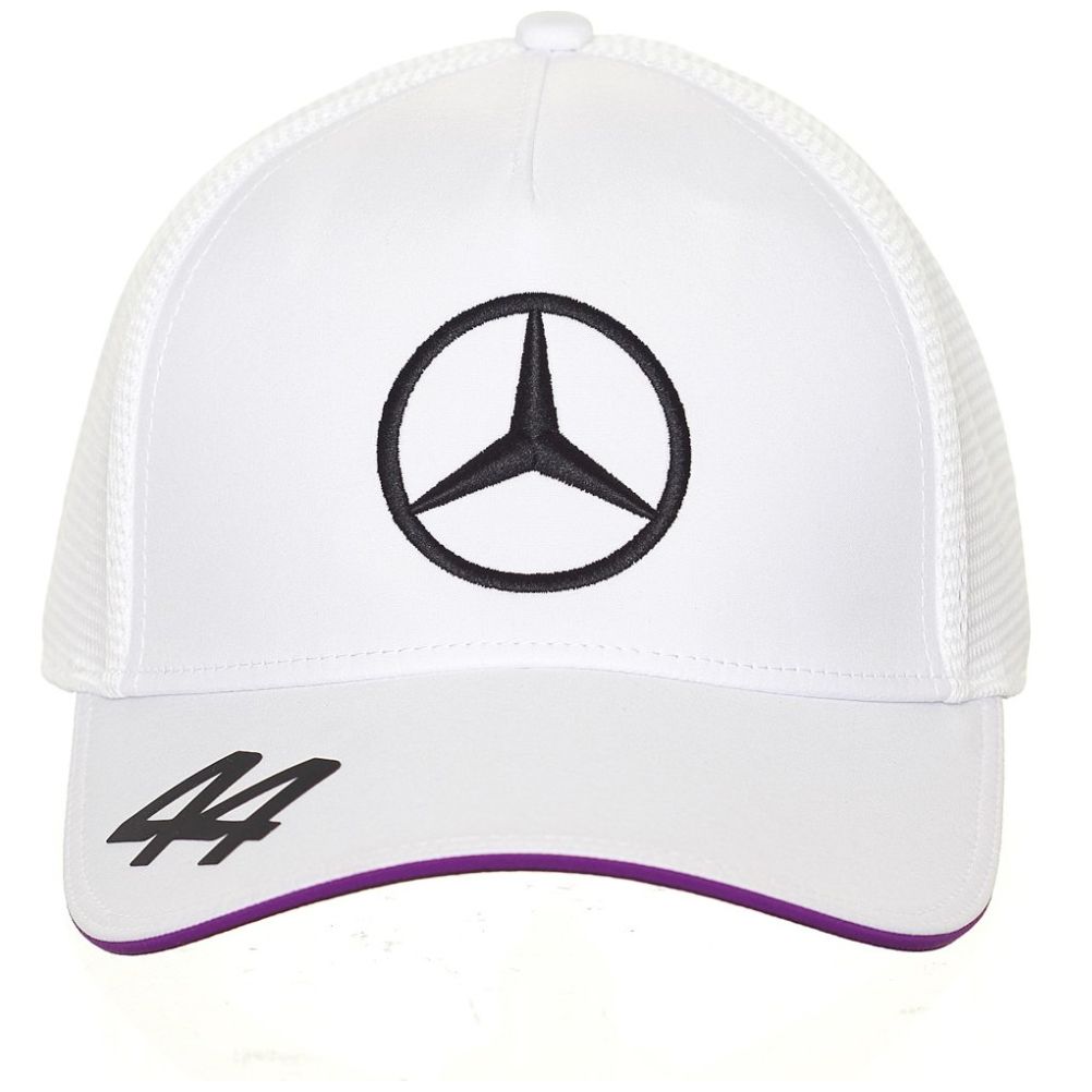 Gorra Blanca Unisex Mercedes