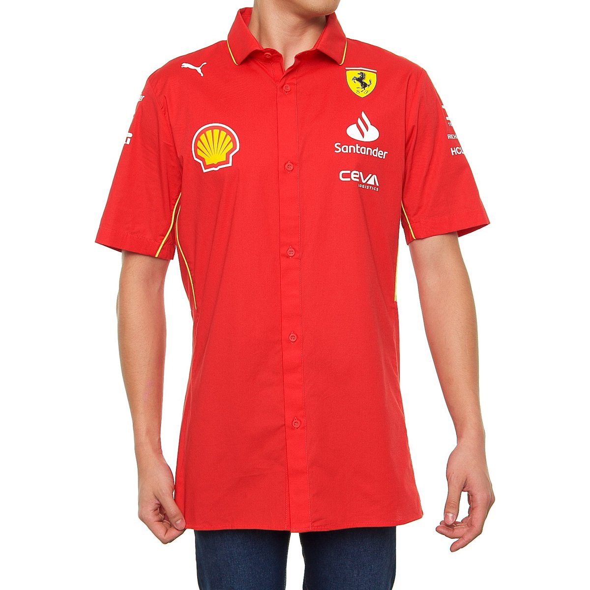 Camisa Oficial para Hombre Ferrari