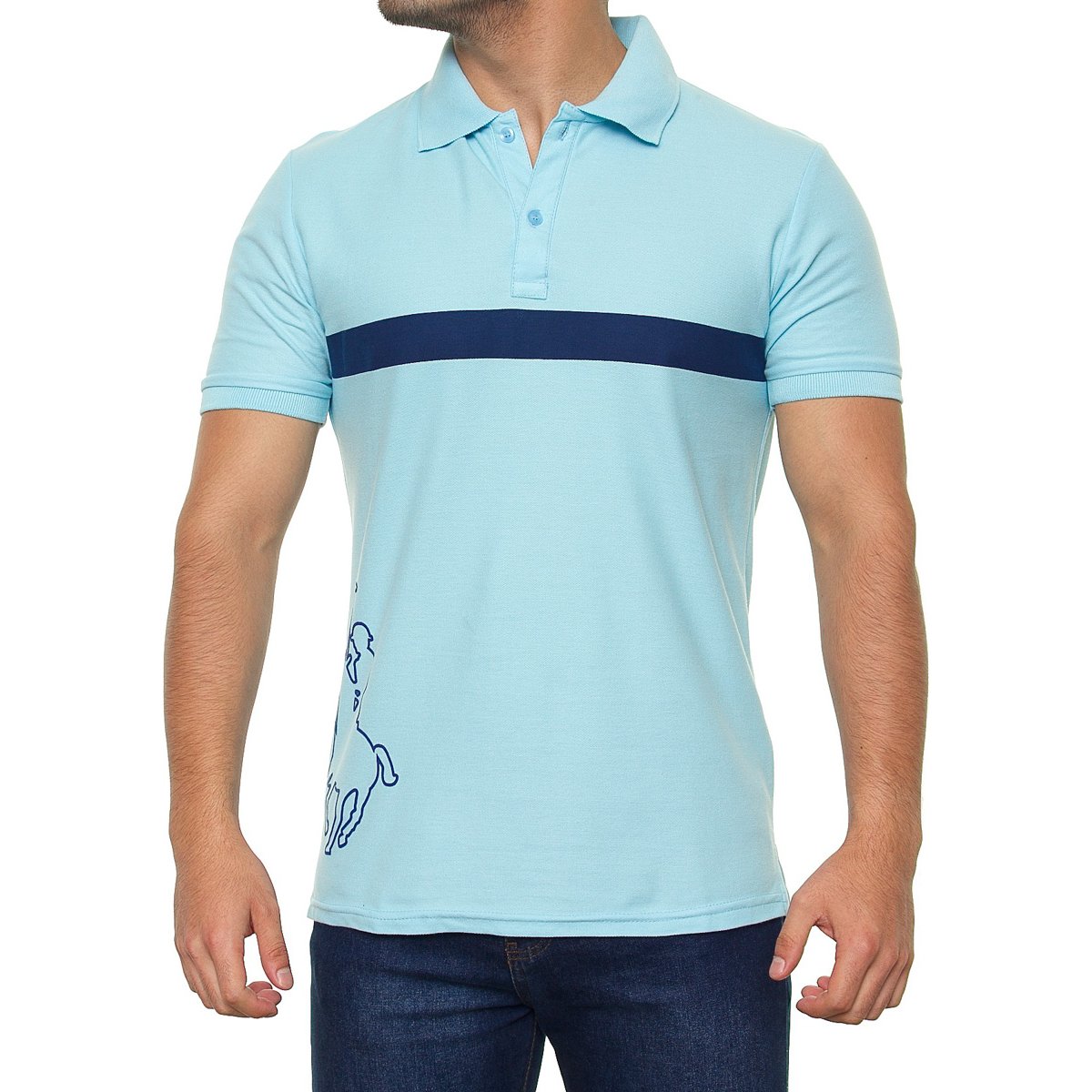 Playera Polo Manga Corta para Hombre Polo Club