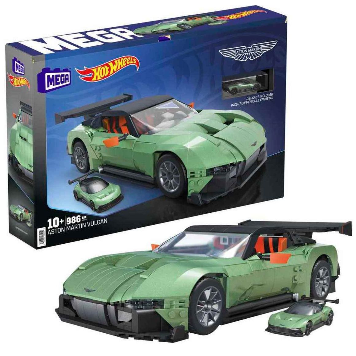 Construcción Aston Martin Vulcan Colección Mega Hot Wheels