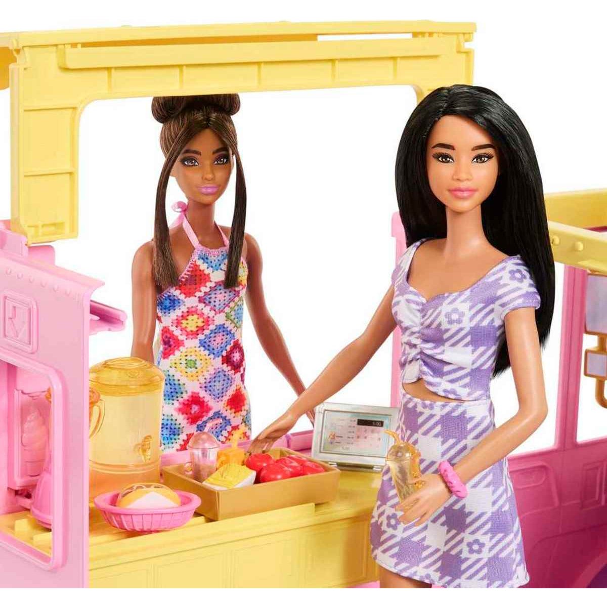 Barbie Vehículo de Juguete Set de Limonada sobre Ruedas