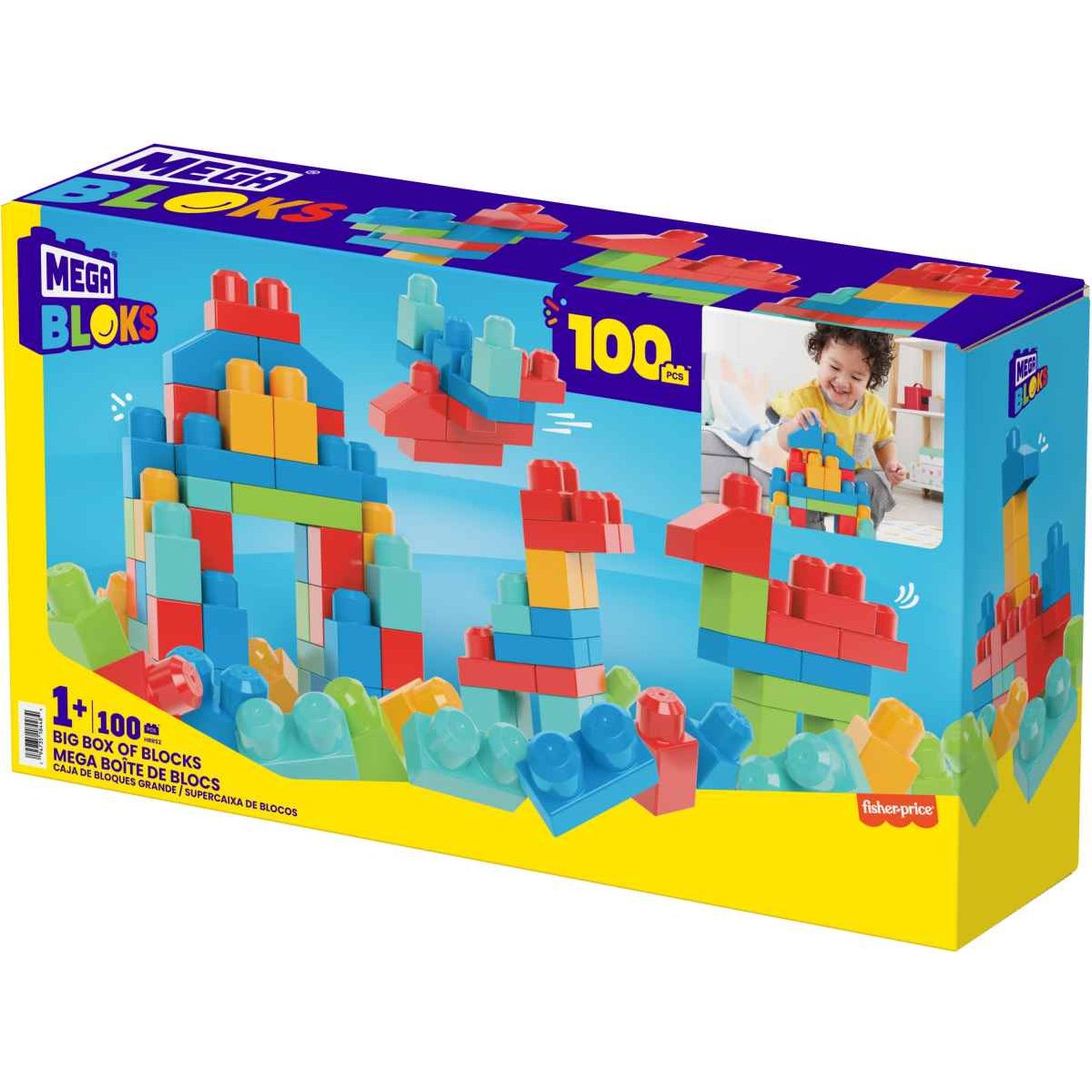 Caja de Bloques Grande Mega Blocks