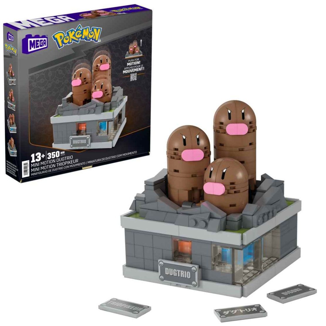 Minifigura de Dugtrio con Movimiento
