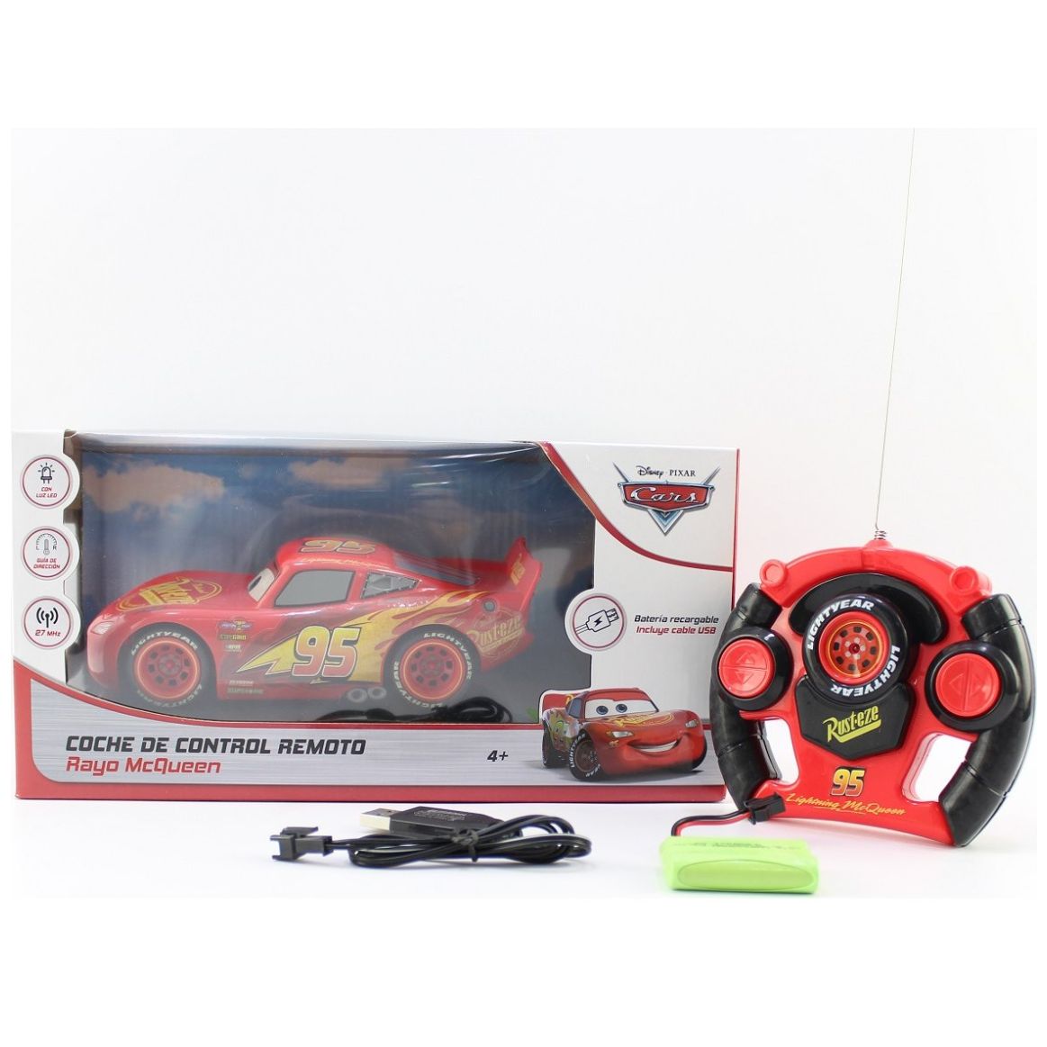 Rayo Mcqueen Radio Control 1:24 Cars