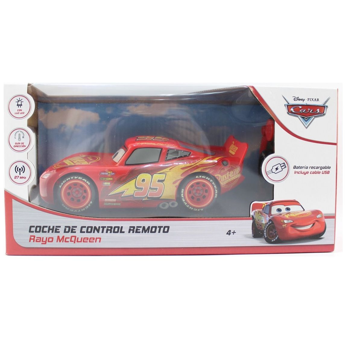 Rayo Mcqueen Radio Control 1:24 Cars