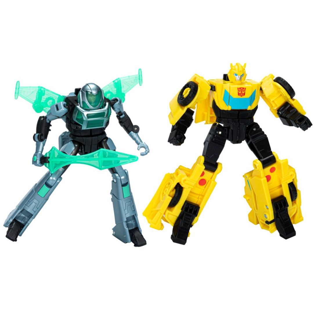 Figura de Acción Terran Bumblebee y Mo Malto Transformers Earthspark