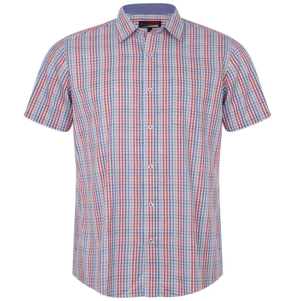 Camisa Carlo Corinto Diseño Mini Cuadros para Hombre