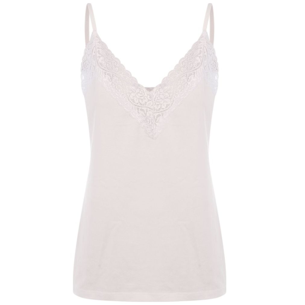 Camiseta con Encaje Escote V Mistique Lingerie