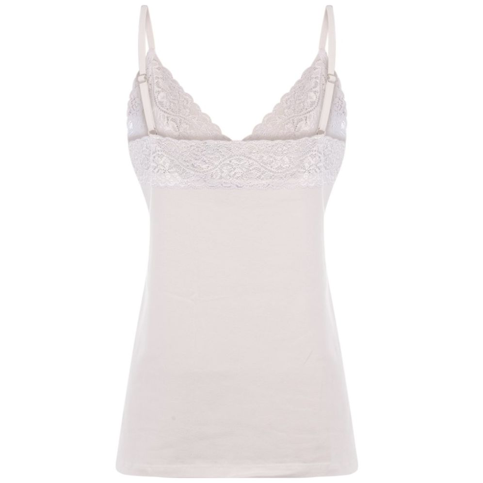 Camiseta con Encaje Escote V Mistique Lingerie