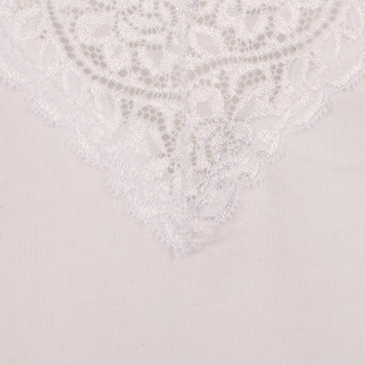 Camiseta con Encaje Escote V Mistique Lingerie
