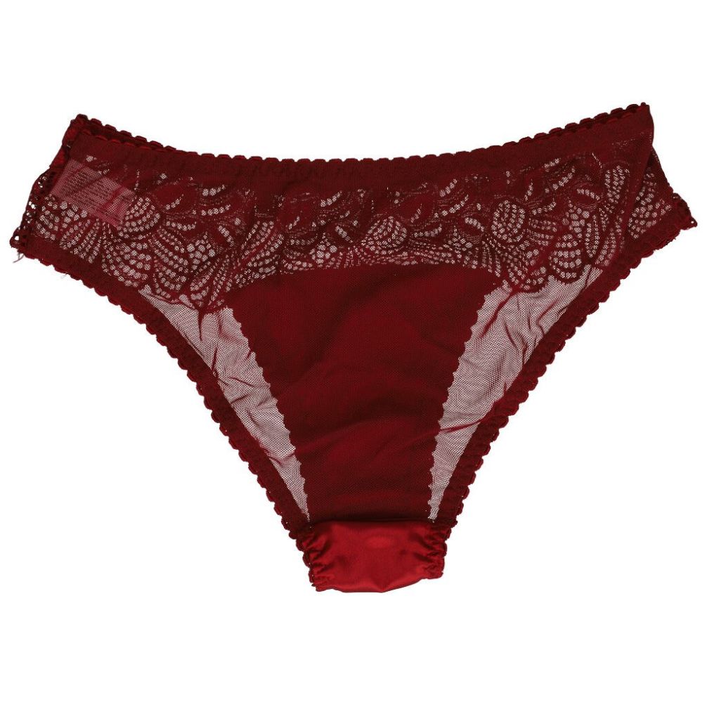 Baby Doll Satín Encaje Bikini Mistique Lingerie