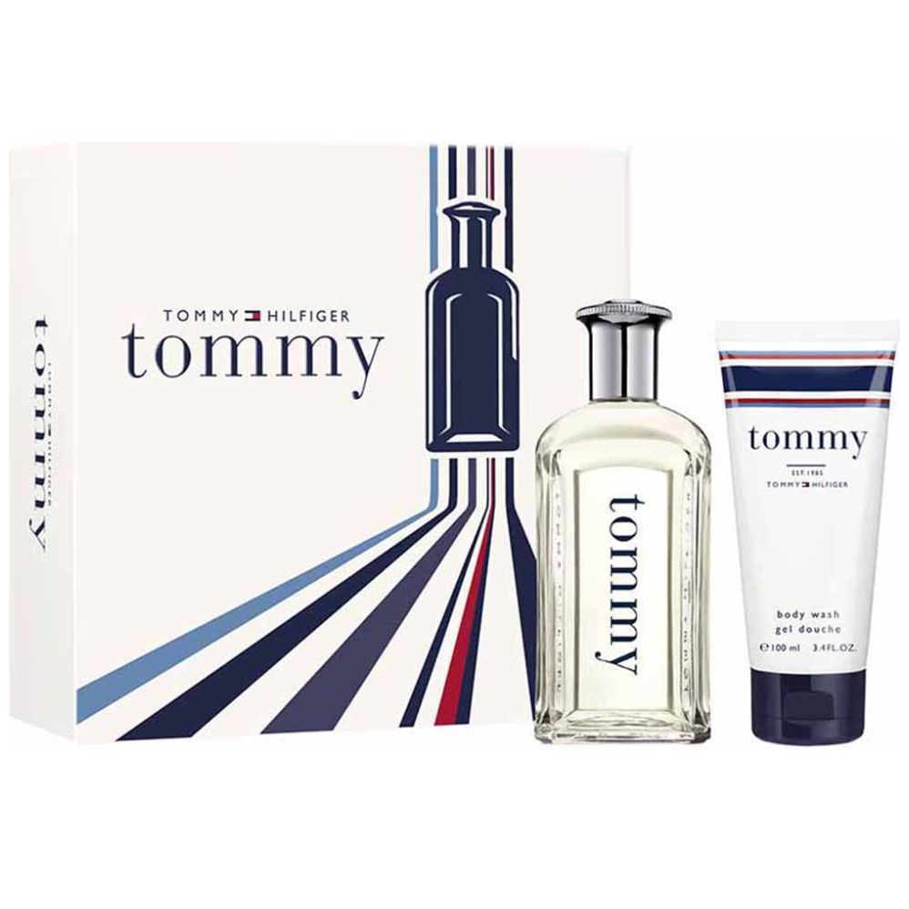 Estuche para Hombre Tommy Hilfiger Tommy Edt 100Ml + Body Wash 100Ml