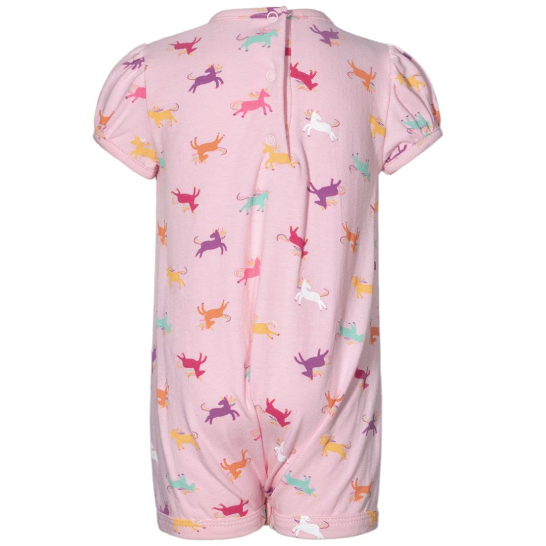 Rumper para Bebé Rosa Estampado Unicornio Pixxtols Denim Cult