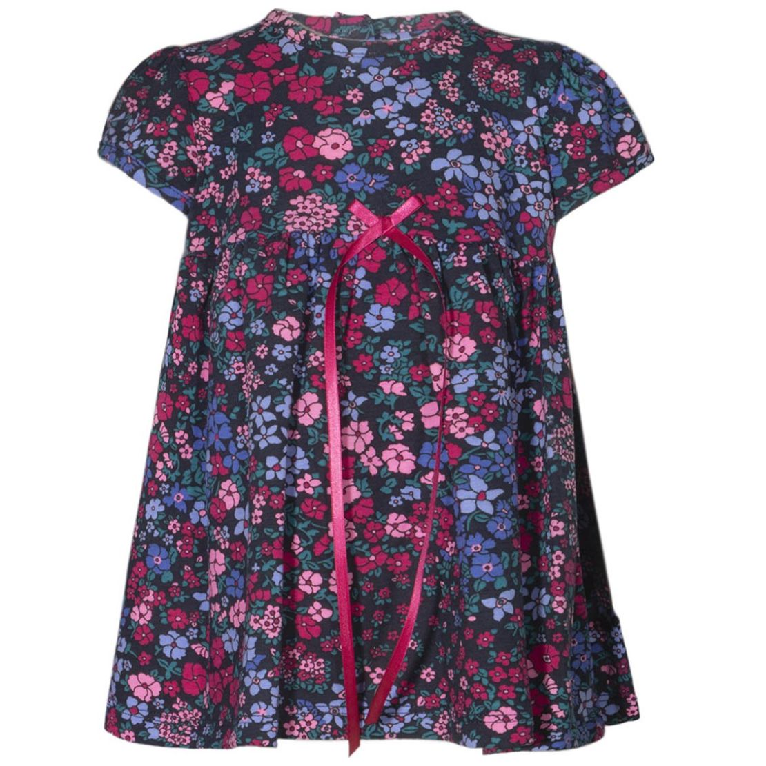 Vestido para Bebé Estampado Flores Pixxtols Denim Cult