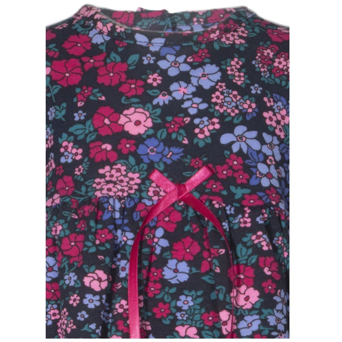 Vestido para Bebé Estampado Flores Pixxtols Denim Cult