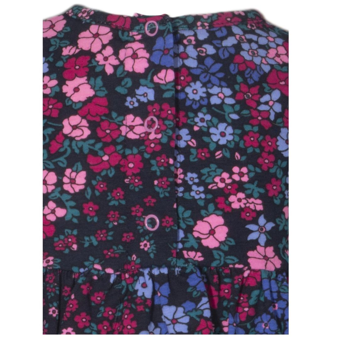 Vestido para Bebé Estampado Flores Pixxtols Denim Cult