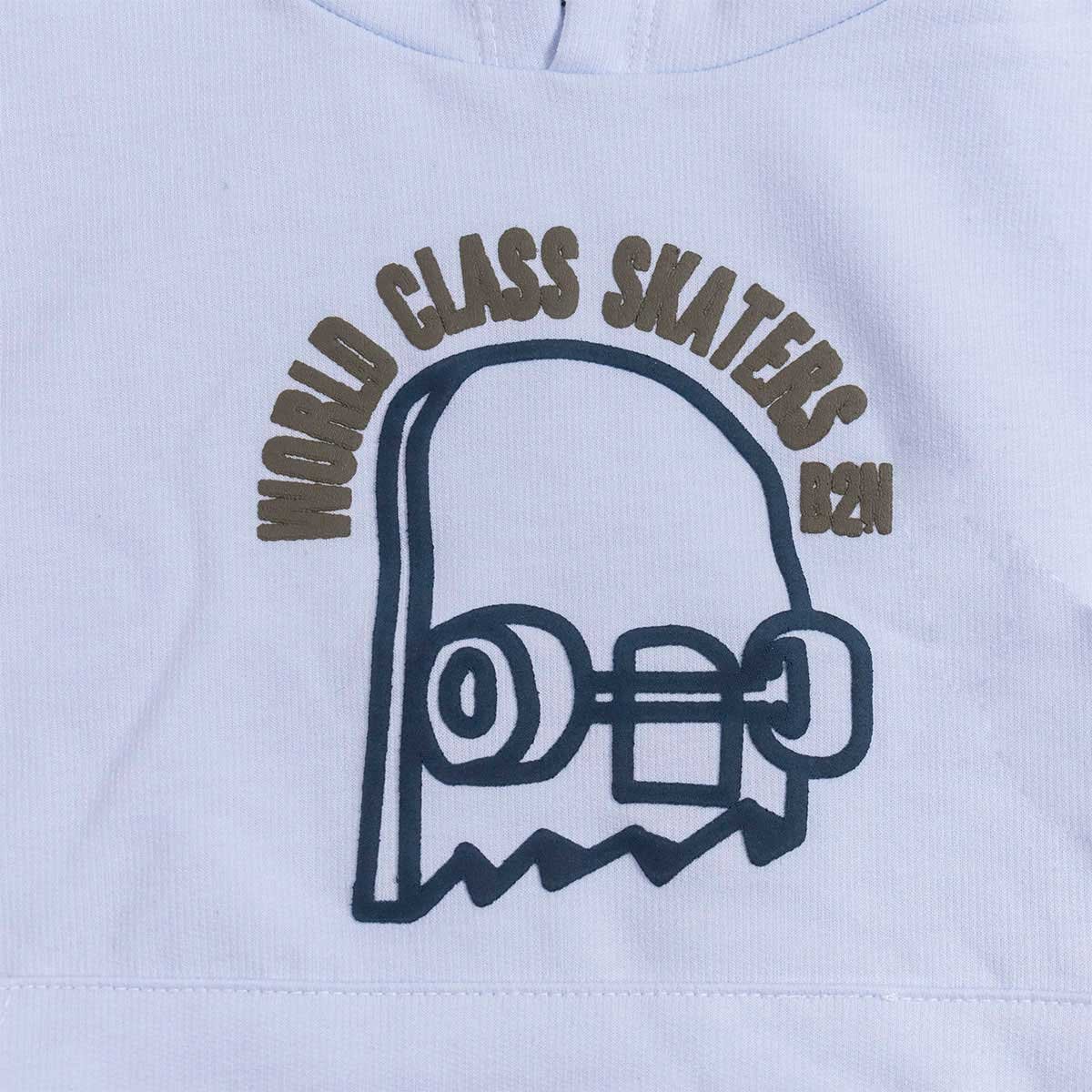 Conjunto para Niño 3 Piezas Sudadera Sin Manga Playera Manga Corta Y Short Being 2 Nice