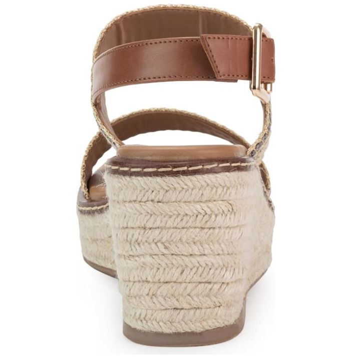 Sandalia Gillio con Bandas Plataforma Yute Multicolor para Mujer