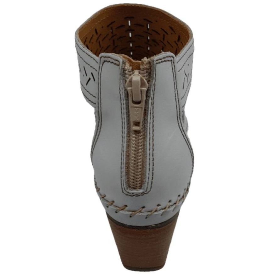 Sandalia Cerrada Lobo Solo con Velcro Hueso para Mujer