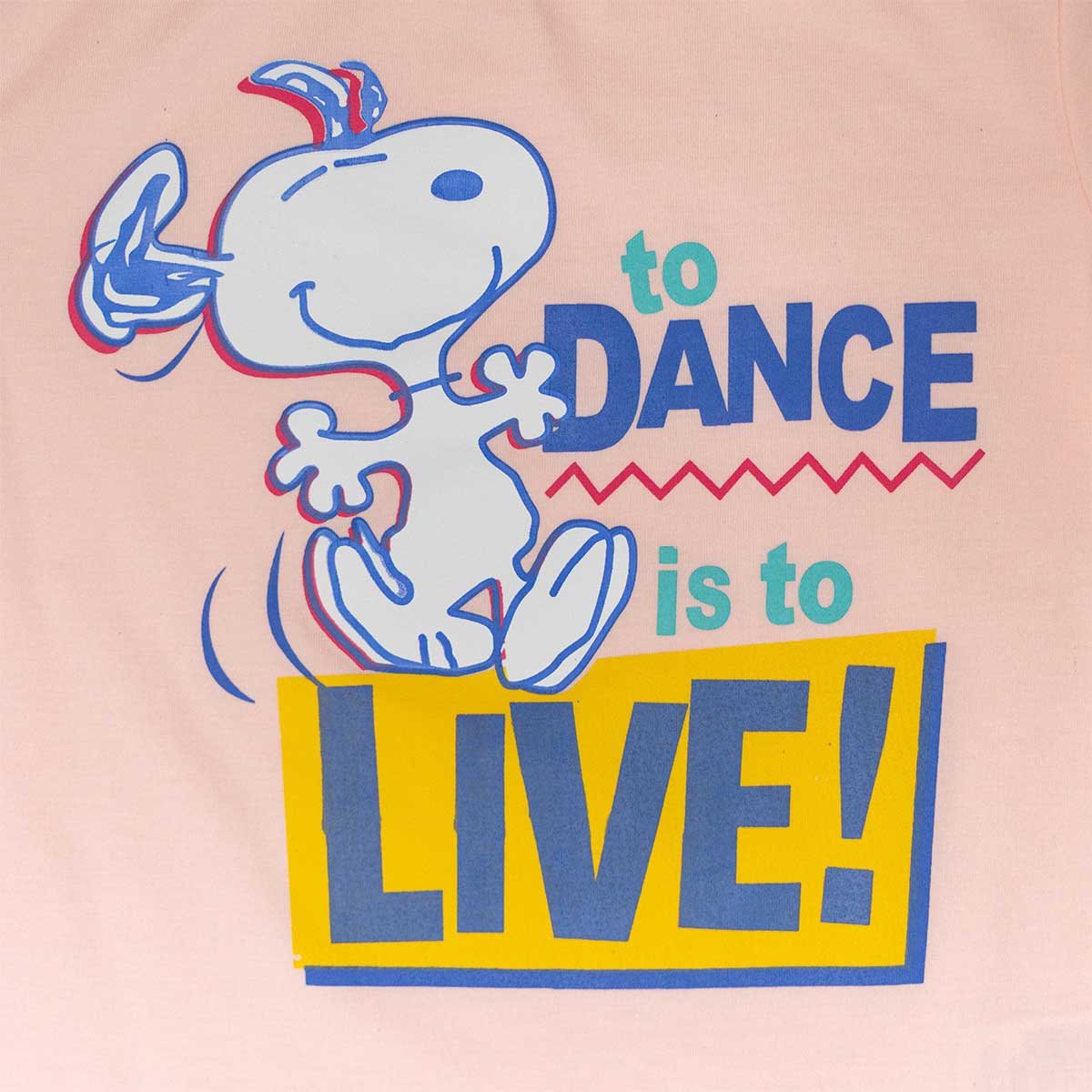 Conjunto para Niña 2 Piezas Playera Manga Corta Y Pantalón de Mezclilla Snoopy