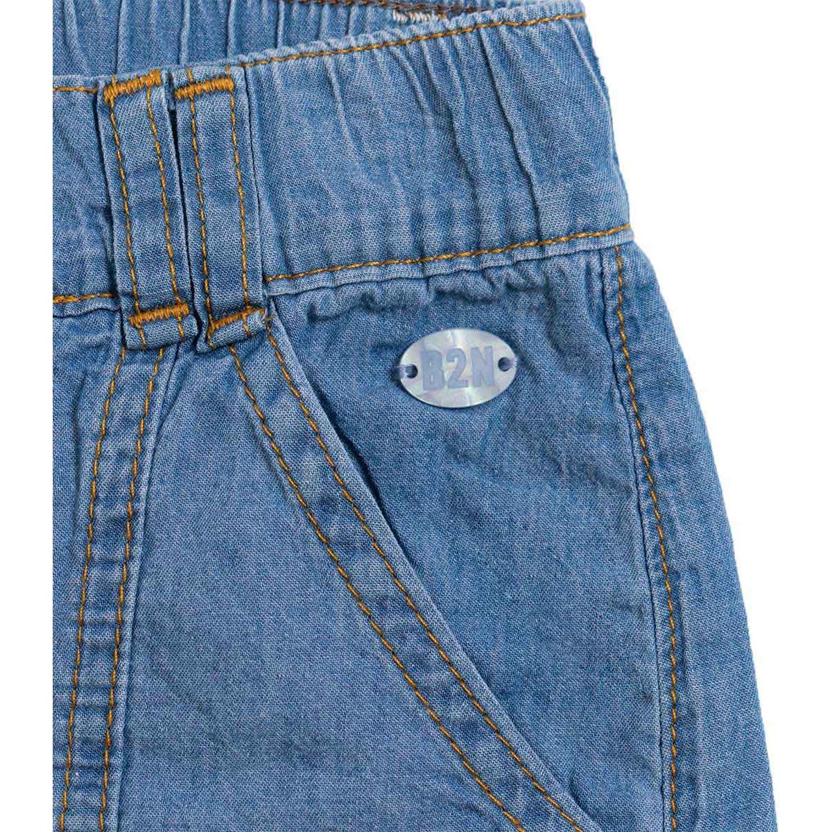 Conjunto Niña 2 Piezas Playera Sin Mangas y Short Mezclilla Being 2 Nice