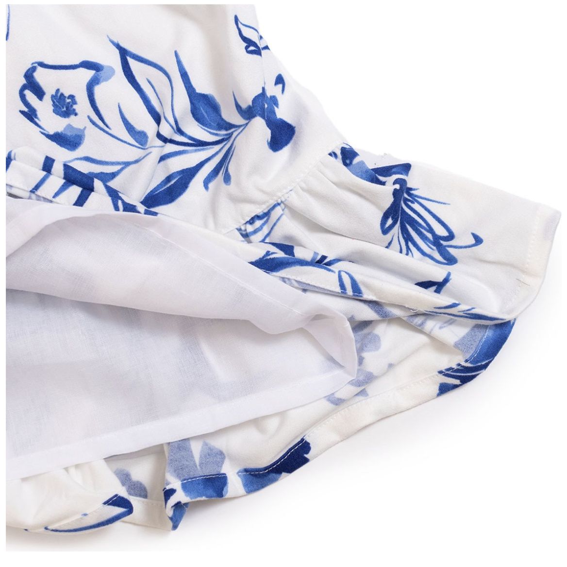 Vestido para Bebé Tirantes Estampado Flor Azul Being 2 Nice