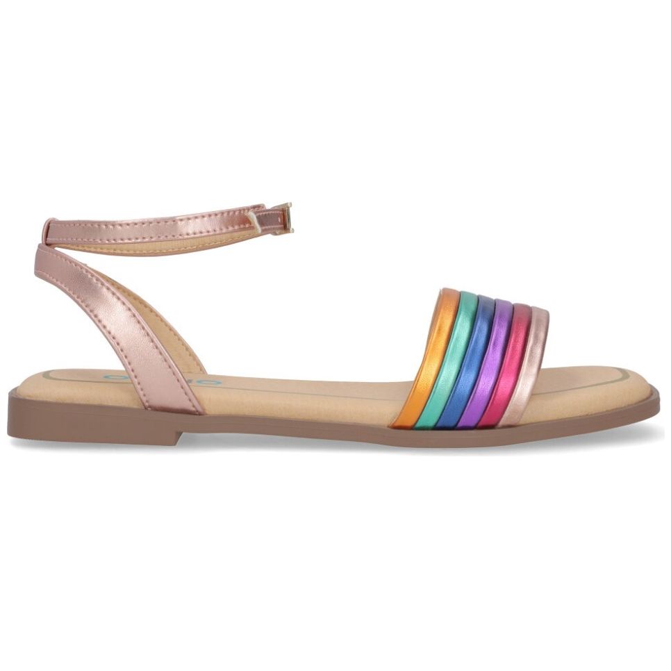 Sandalia Capa de Ozono Multitiras Ajustable Multicolor