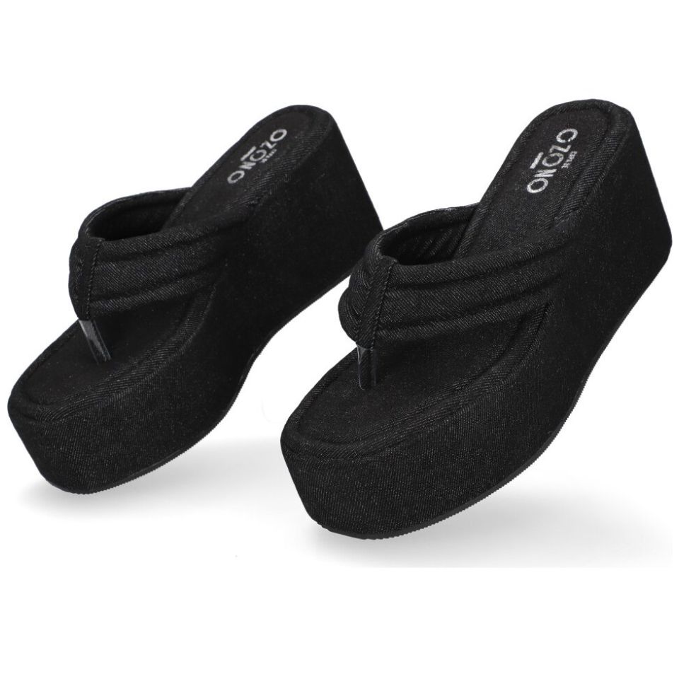 Sandalia Capa de Ozono con Plataforma Negra