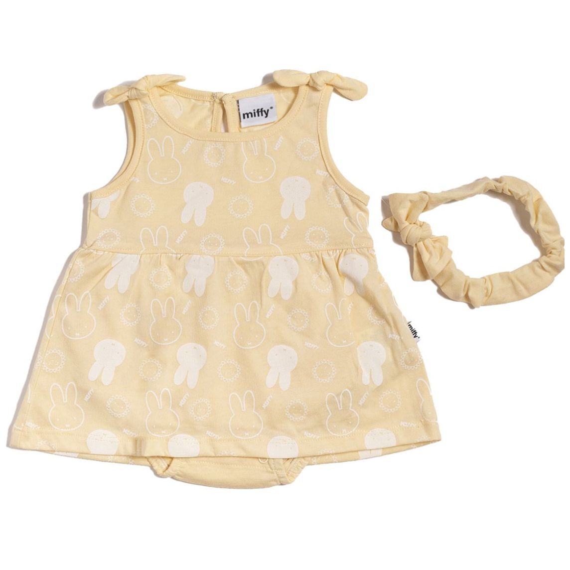 Vestido para Bebé Pañalero Sin Mangas con Accesorio Banda Miffy