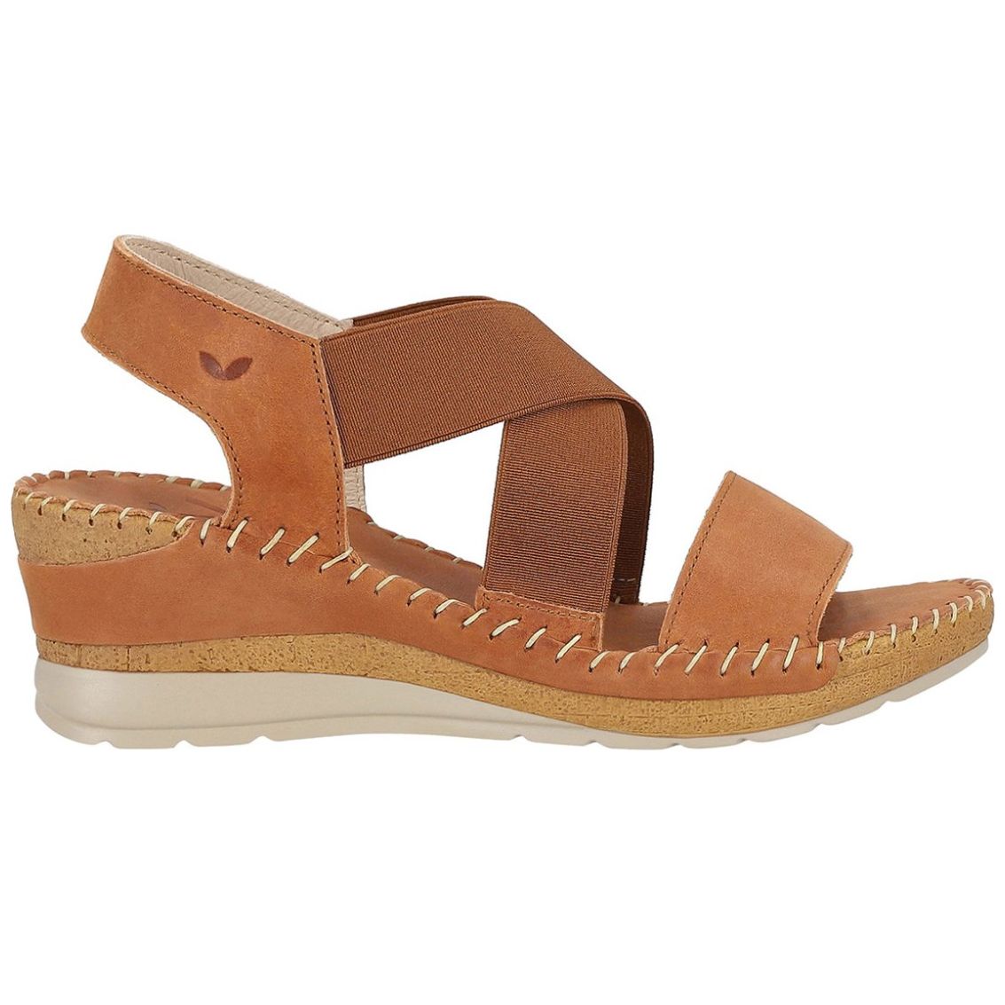 Sandalia W Confort con Fijación Elástica para Mujer