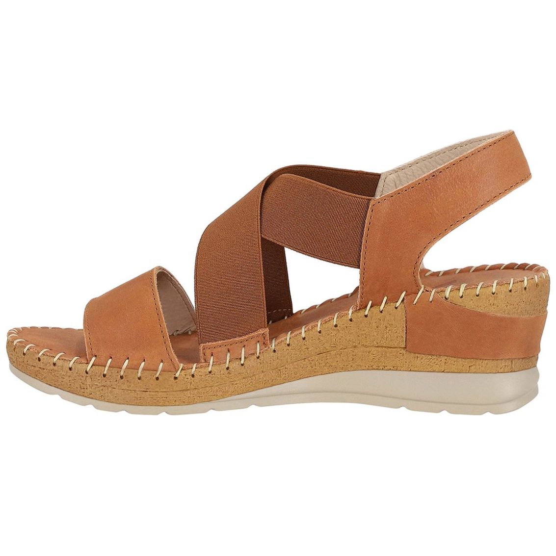 Sandalia W Confort con Fijación Elástica para Mujer