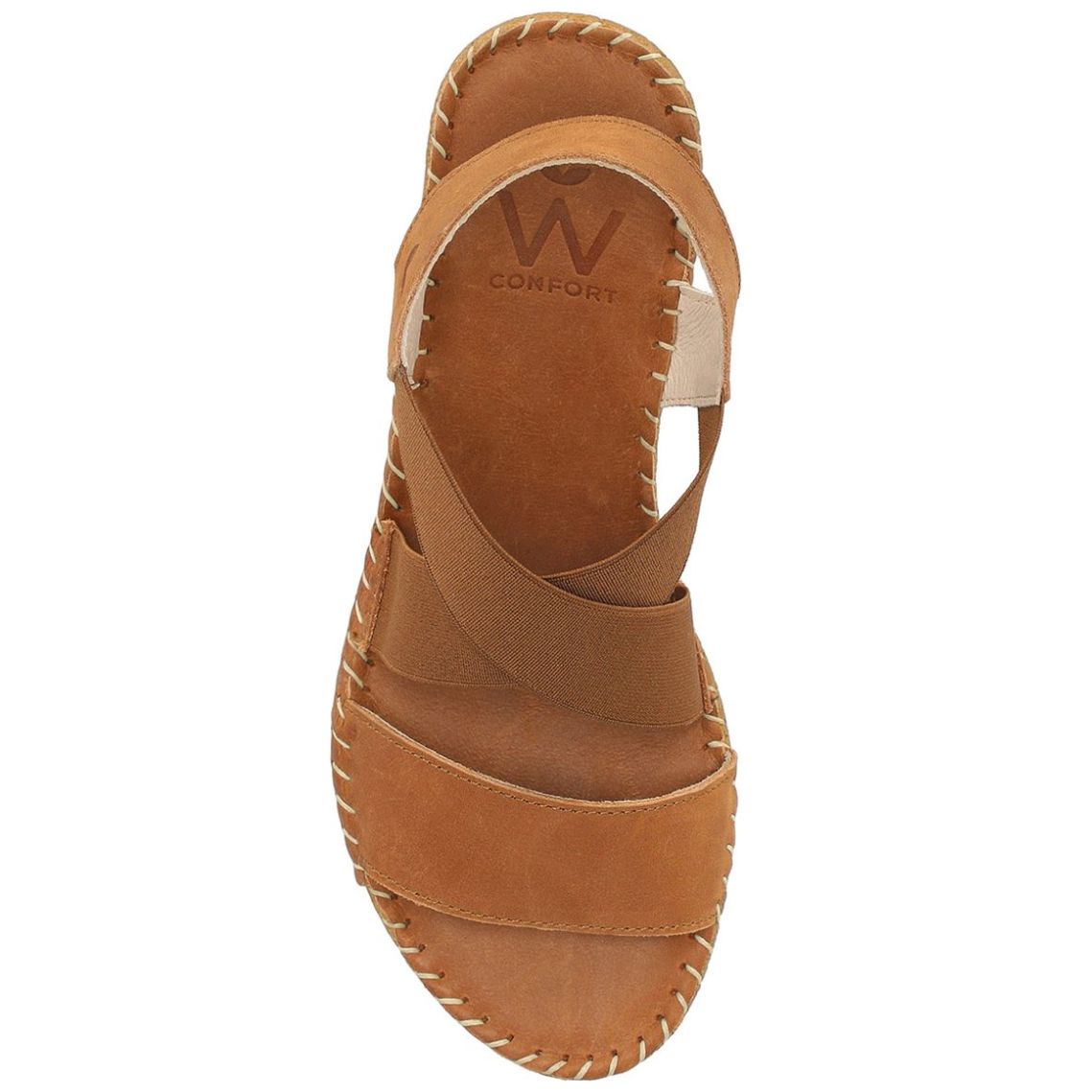 Sandalia W Confort con Fijación Elástica para Mujer