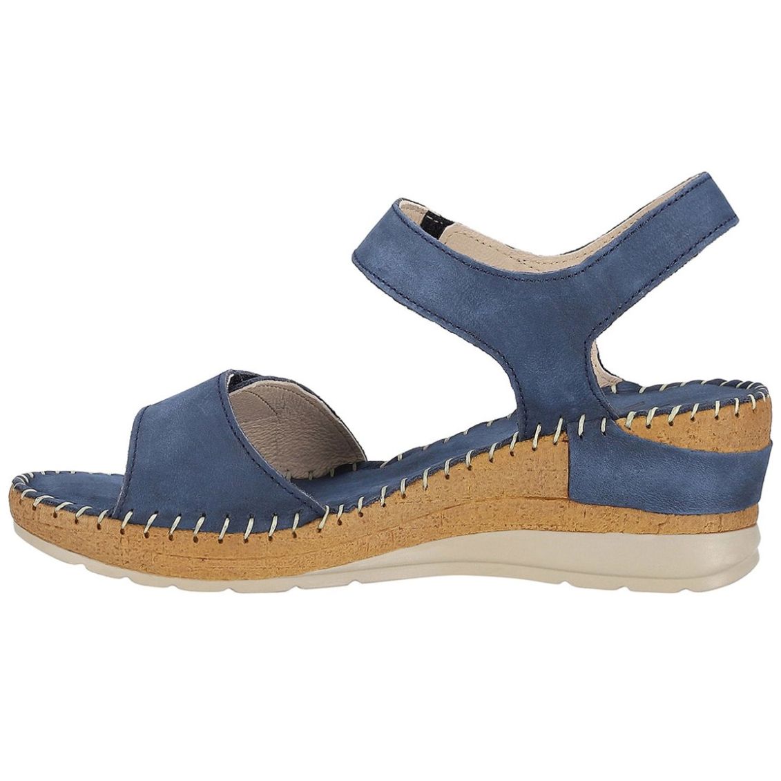 Sandalia Fijación Velcro Ajustable W Confort para Mujer