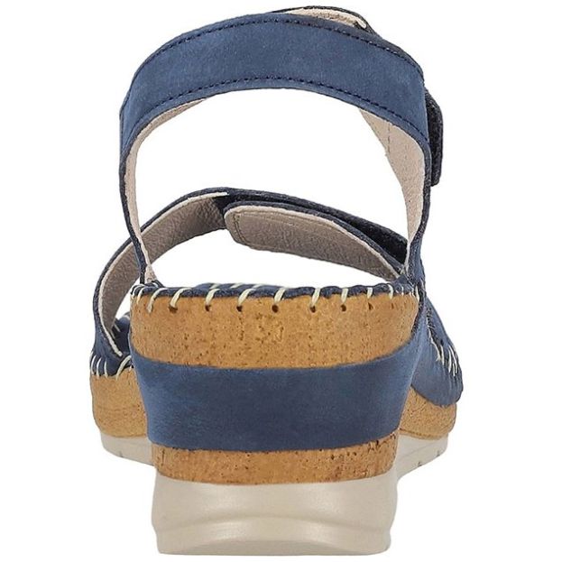 Sandalia Fijación Velcro Ajustable W Confort para Mujer