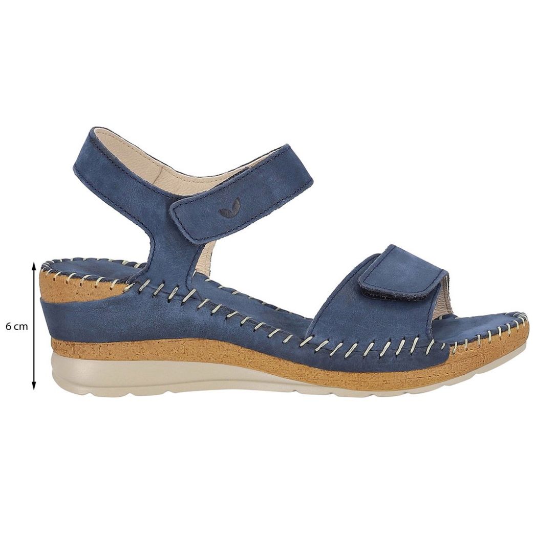 Sandalia Fijación Velcro Ajustable W Confort para Mujer