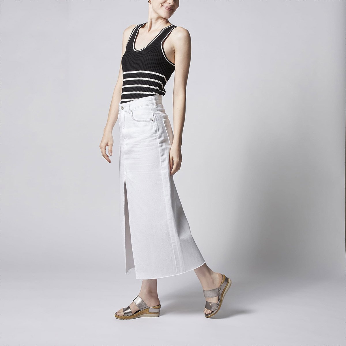 Sandalia Tipo Sueco W Confort Silueta Mule para Mujer