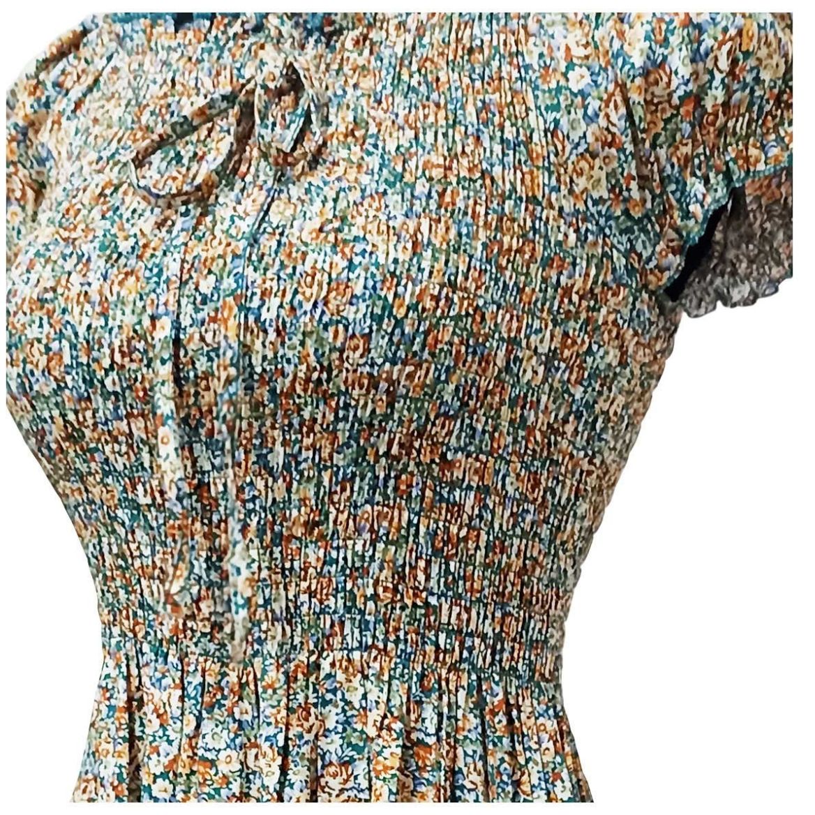 Vestido Largo Diseño Estampado Cafeina para Mujer