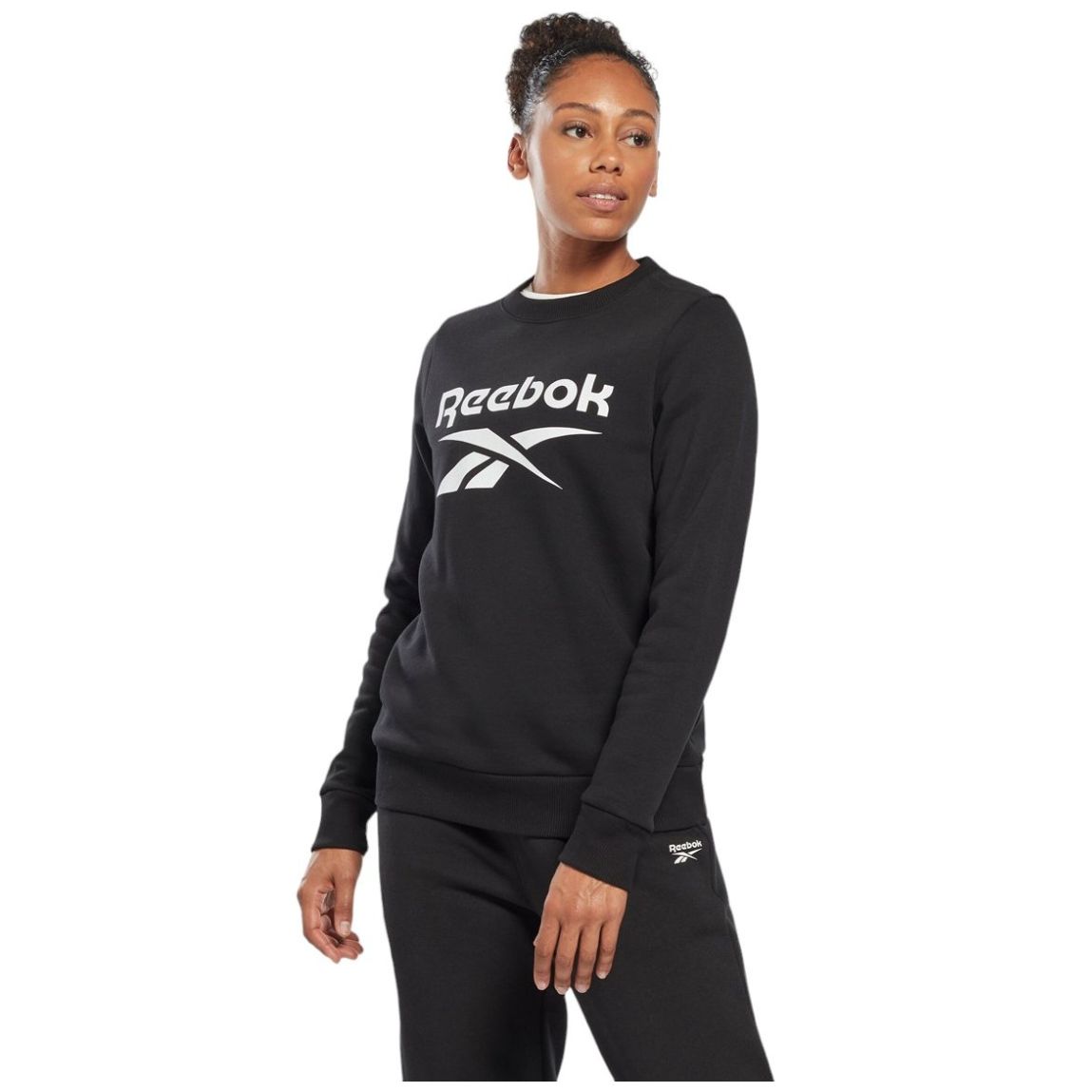 Sudadera Reebok Logo al Frente para Mujer