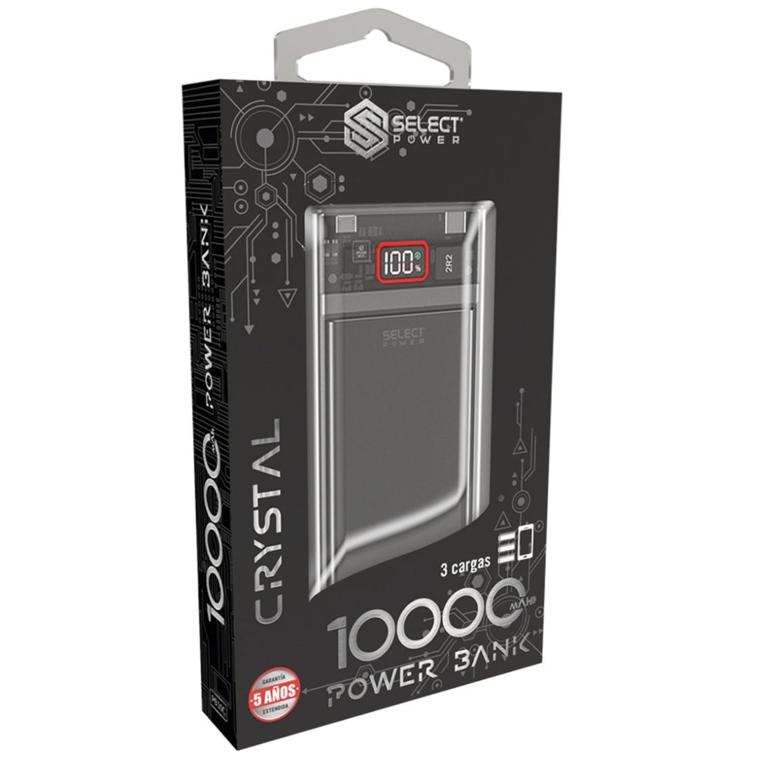 Power Bank 10,000 Mah Crystal