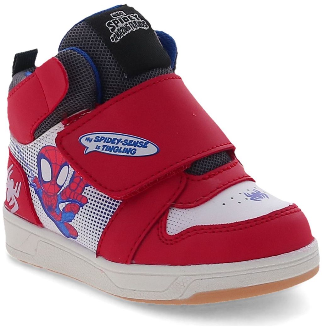 Tenis Bota Spiderman 12-16 Color Rojo para Niño