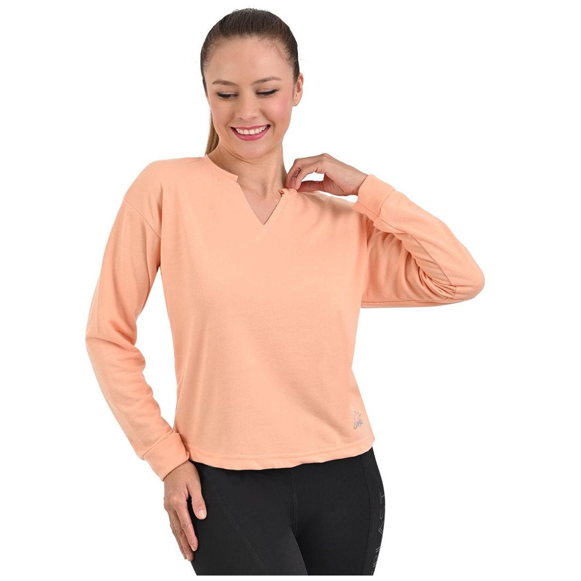 Sudadera Everlast Cuello V para Mujer