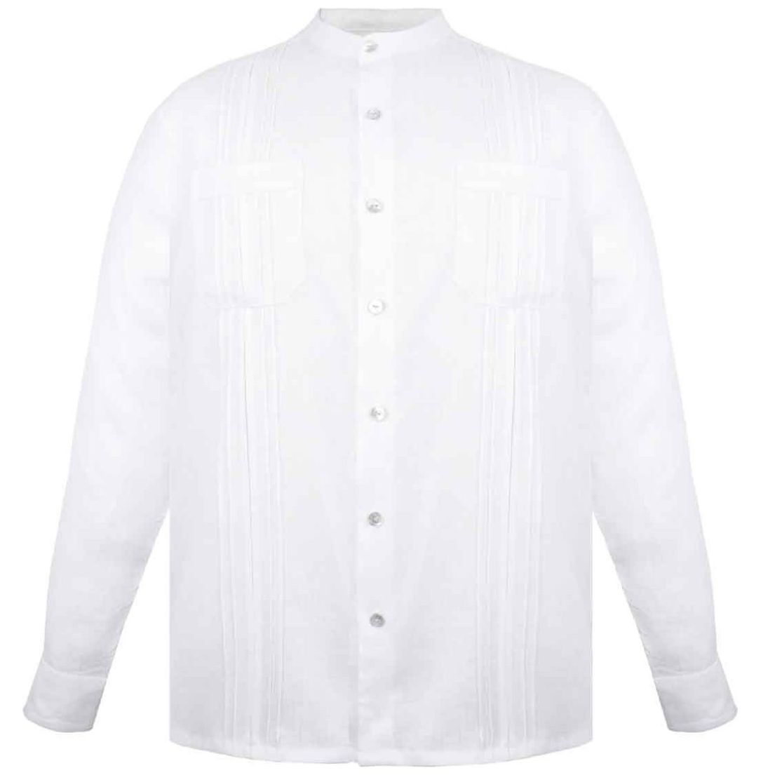 Guayabera G Candila con Alforzas para Hombre Plus