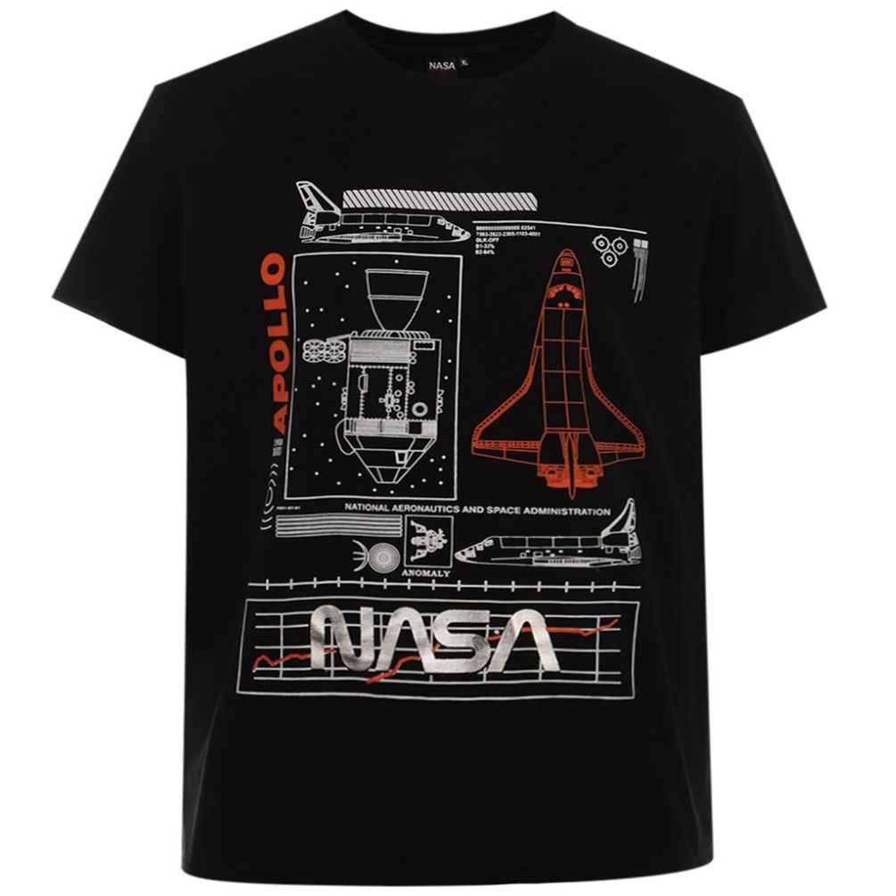 Playera Nasa Nave para Hombre Plus