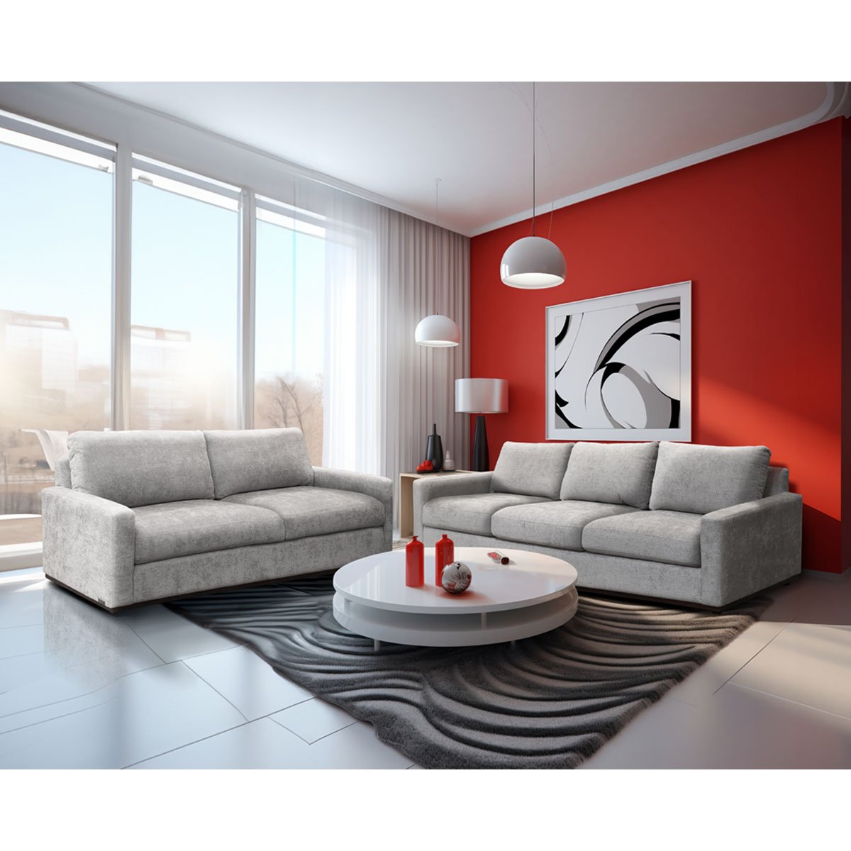 Love Seat Laika Gris Muebles Liz
