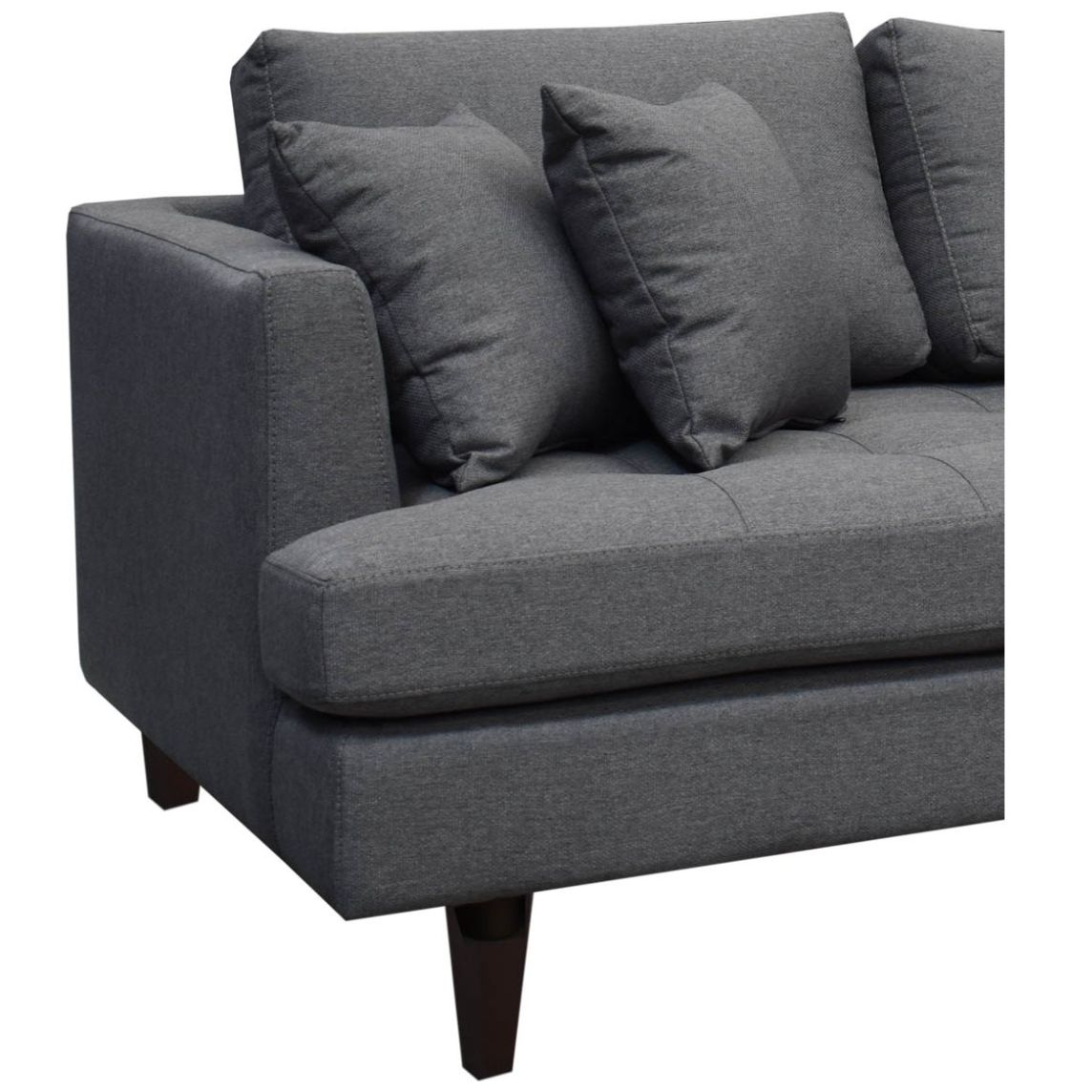 Love Seat Pietro Gris Muebles Liz