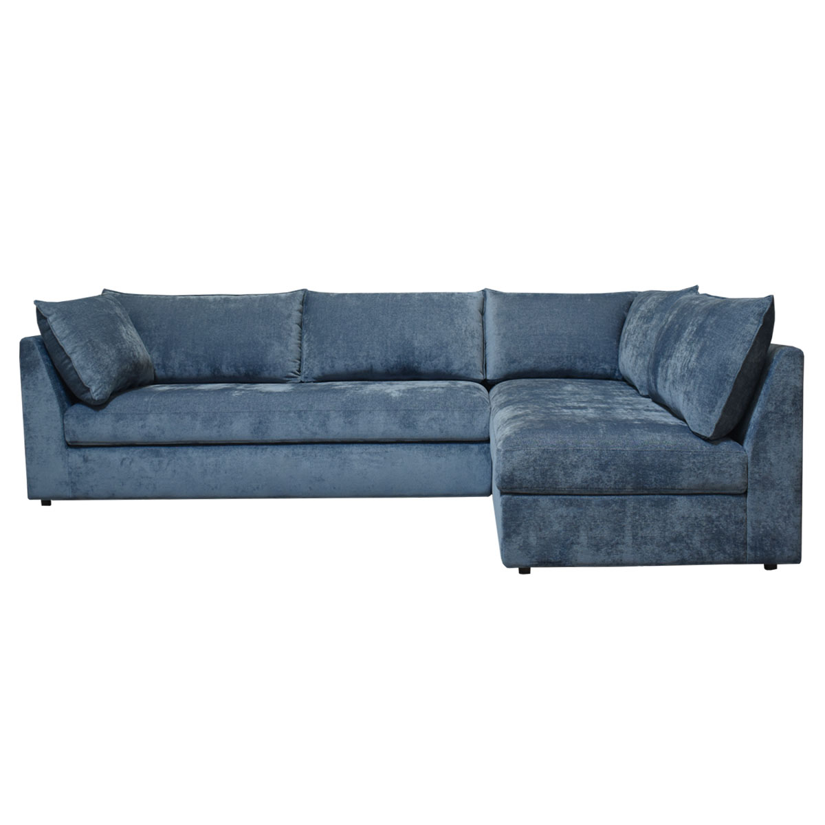 Sala Secc 2 Pzas Derecho Liz Dateo Tela Azul