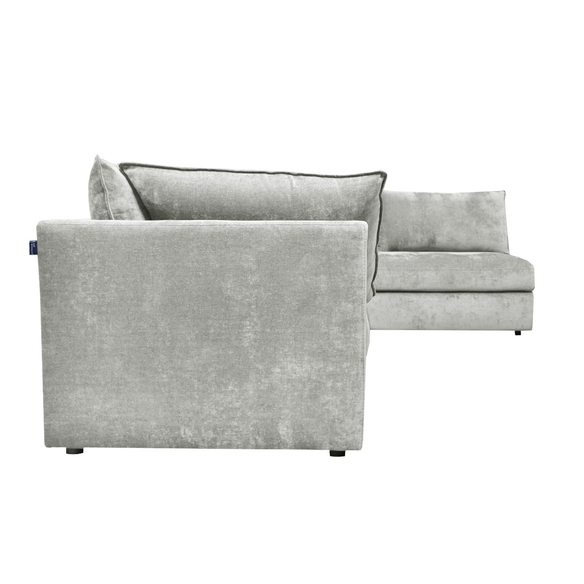 Sala 2 Piezas Derecho Liz Dateo Tela Gris