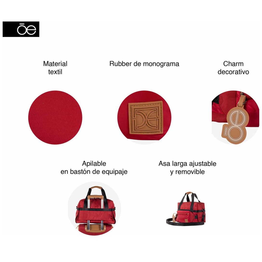 Duffle Bag Soft Side Rorbyni Rojo Cloe